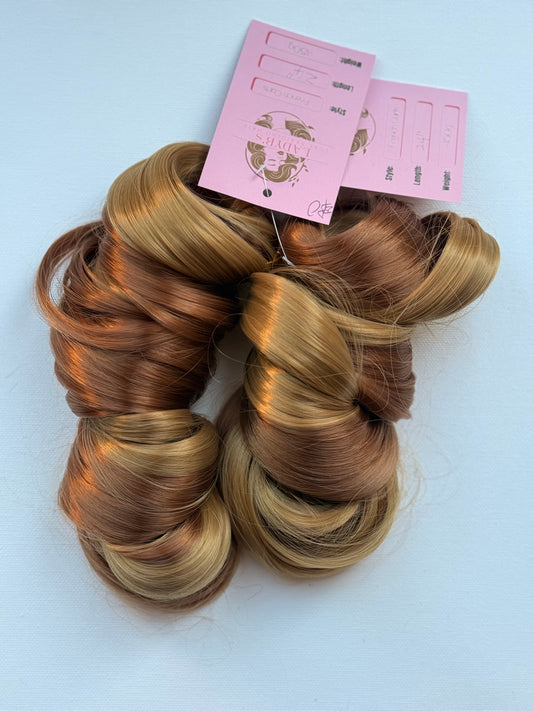 LADYB's Colour mix P27/30 Spanish Curls Braiding Hair Extension