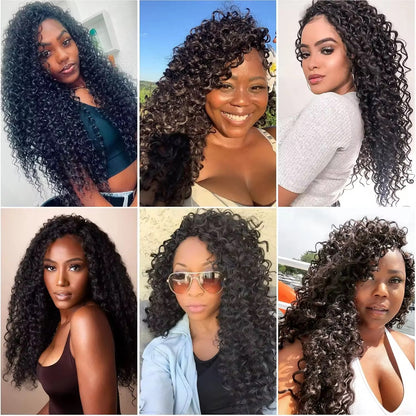 Deep Wave Crotchet Human Hair