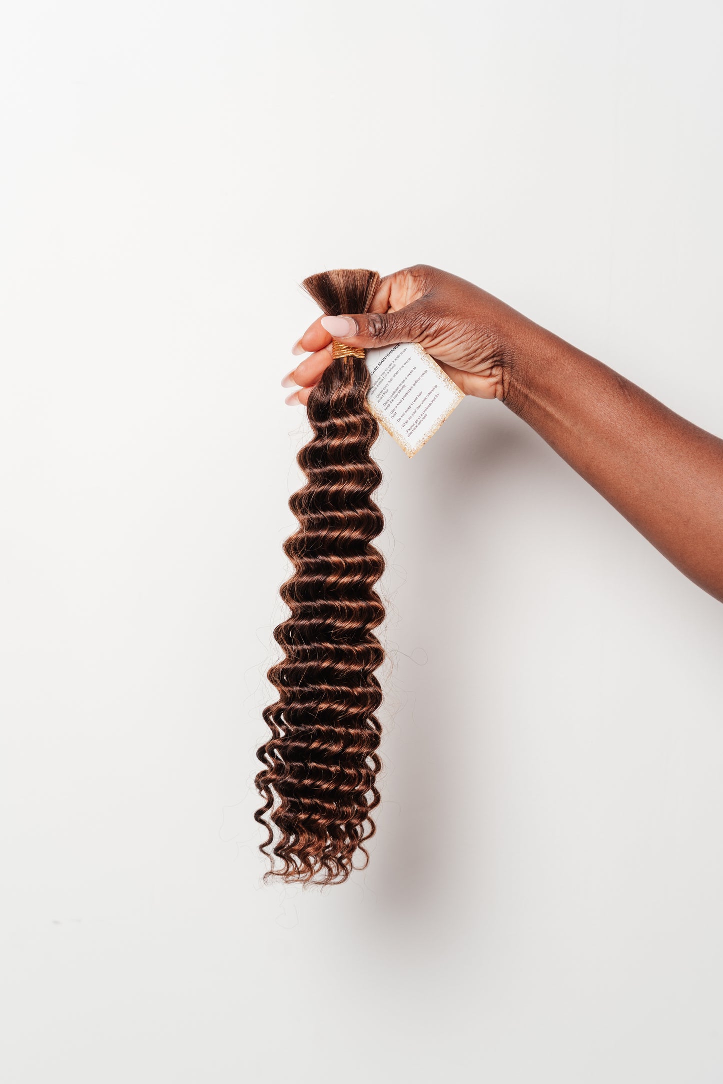 LADYB's 12A Virgin Deep wave BRAIDING HAIR BUNDLES