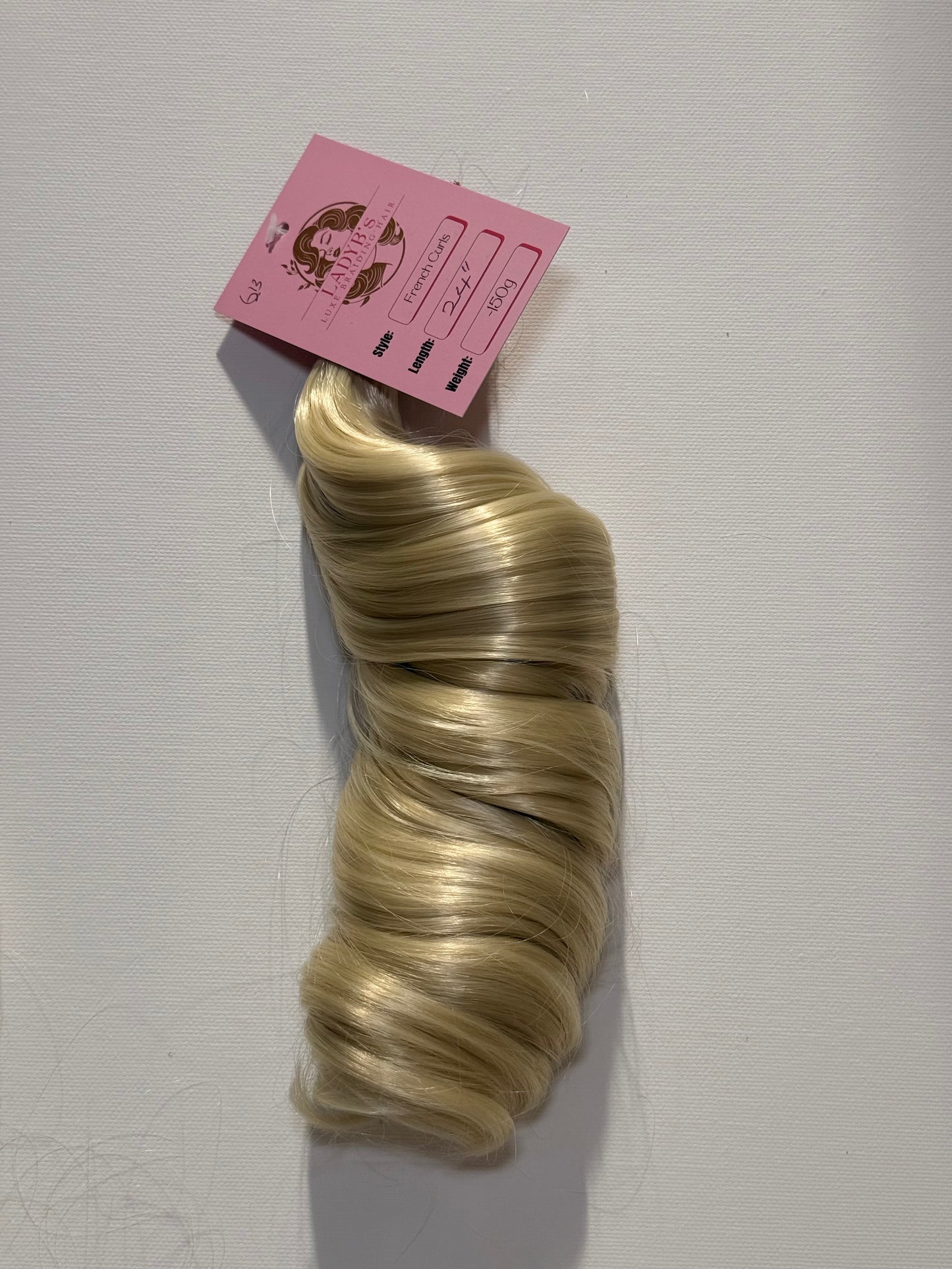 LADYB's Blonde #613 French Curls Braiding Hair Extension