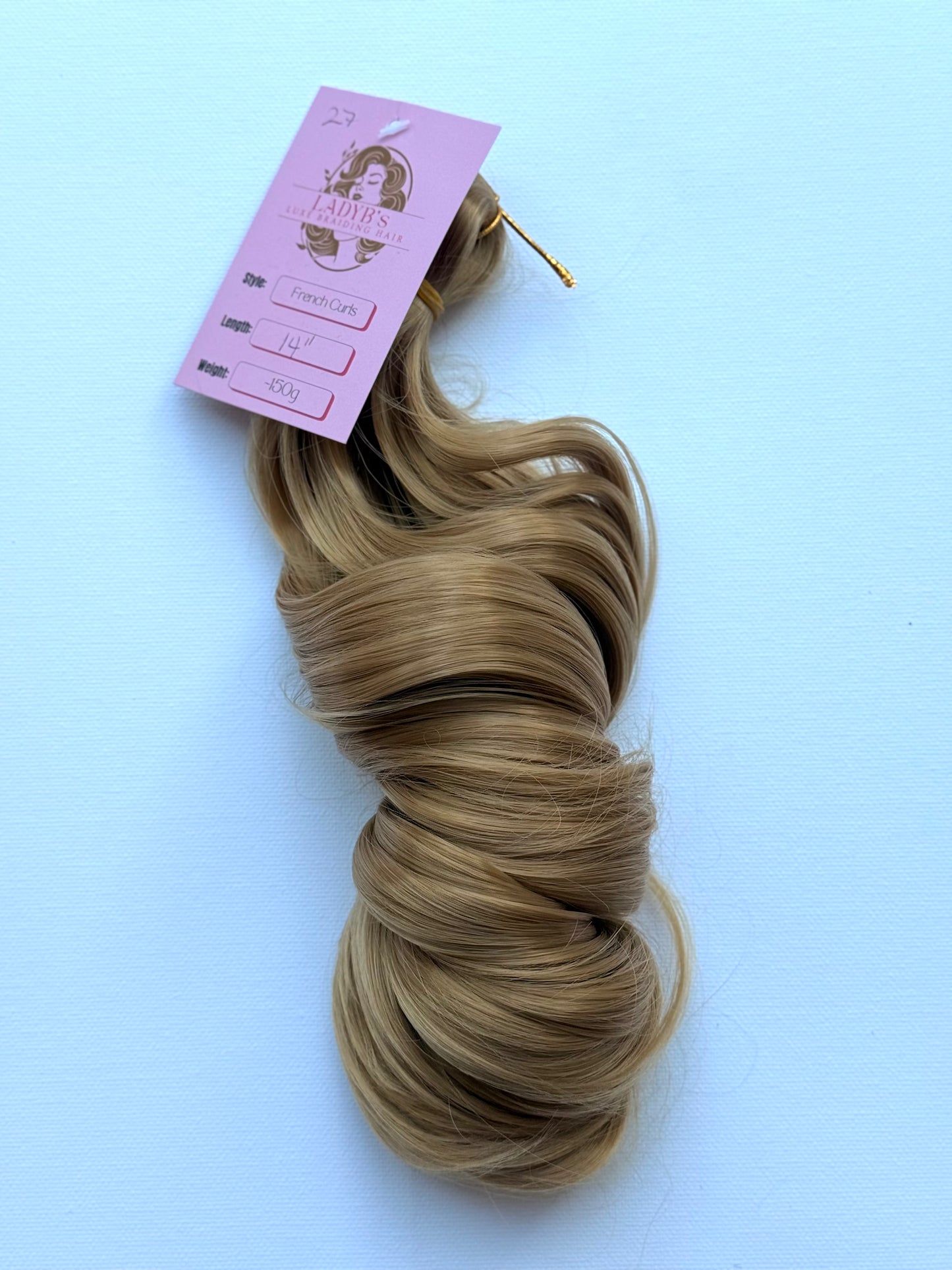 LADYB's Honey Blonde #27 French Curls Braiding Hair Extension