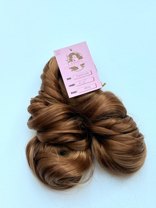 LADYB's Honey Brown #30 French Curls Braiding Hair Extension