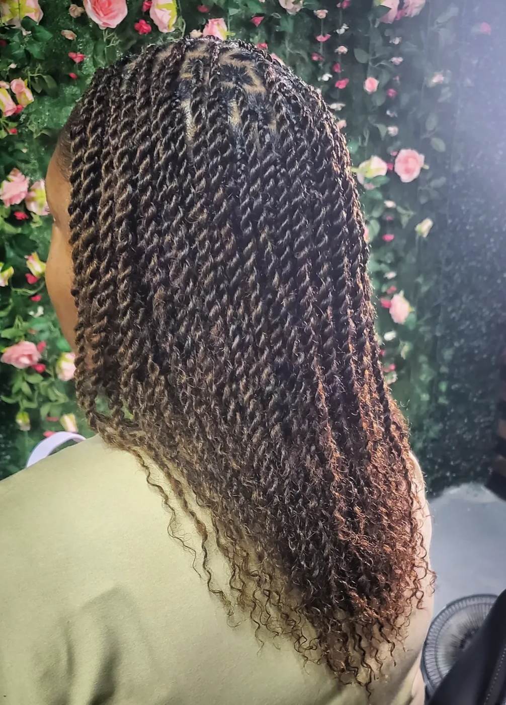 LADYB's Chocolate Brown(4) Afro Kinky Bulk Human Hair Braiding Extension