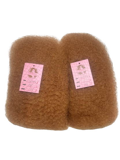 LADYB's Honey Blonde Afro (27) Kinky Bulk Human Hair Braiding Extension