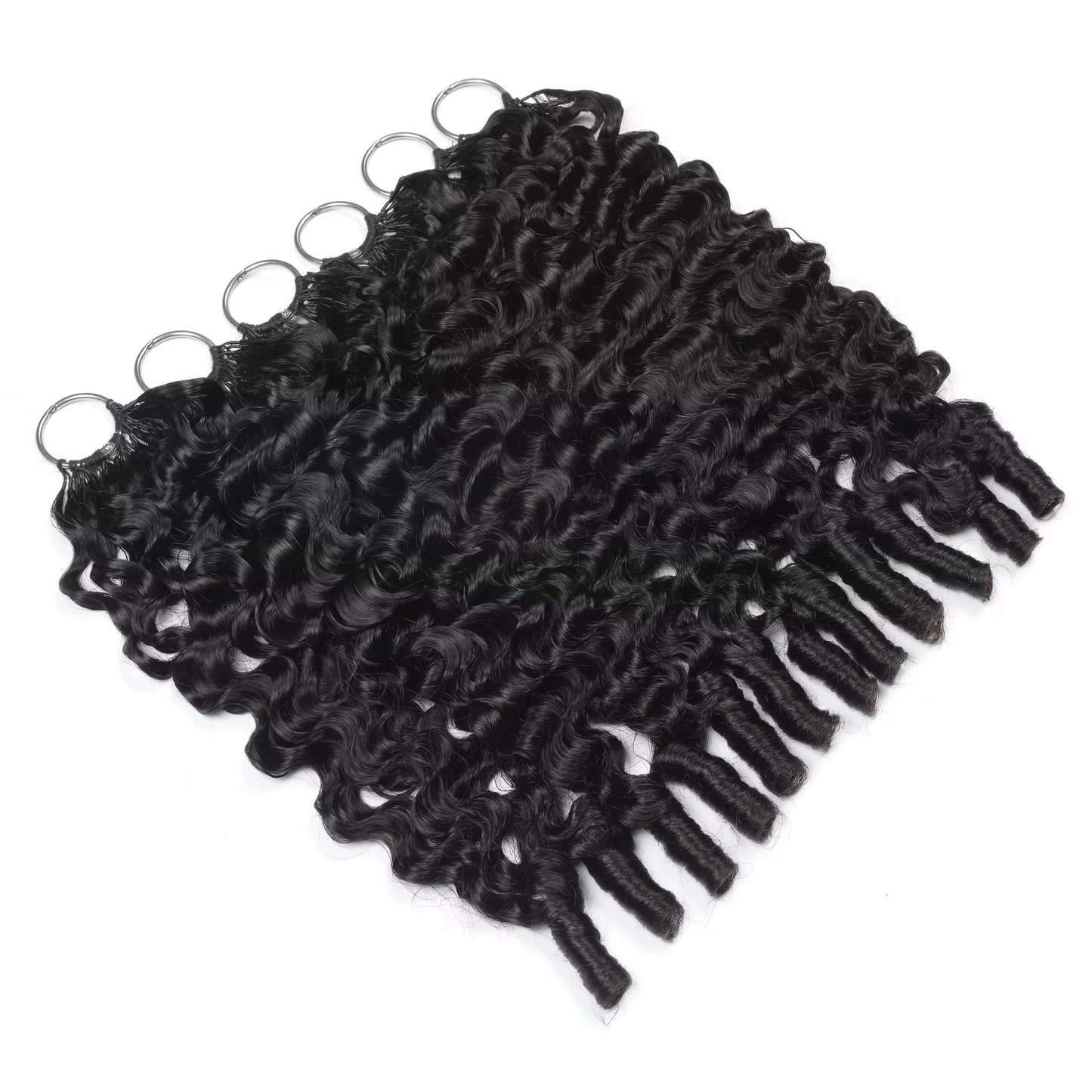 Burmese Curly Crotchet Human Hair