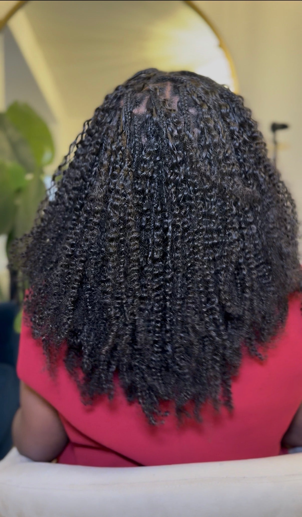 Burmese Curly Crotchet Human Hair