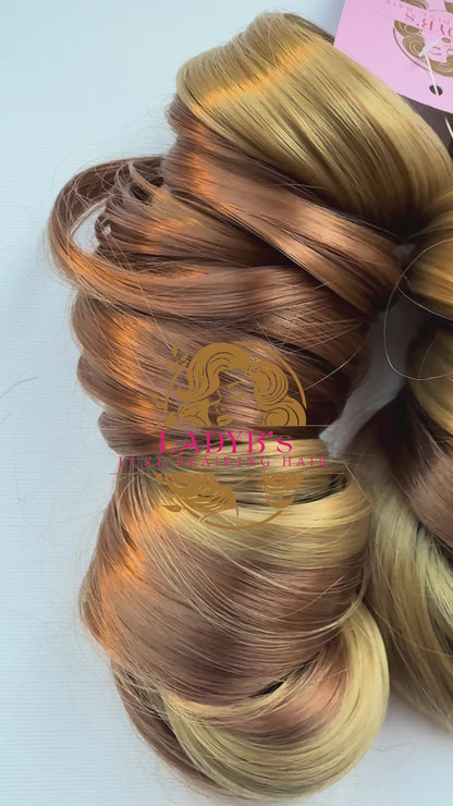 LADYB's Colour mix P27/30 Spanish Curls Braiding Hair Extension