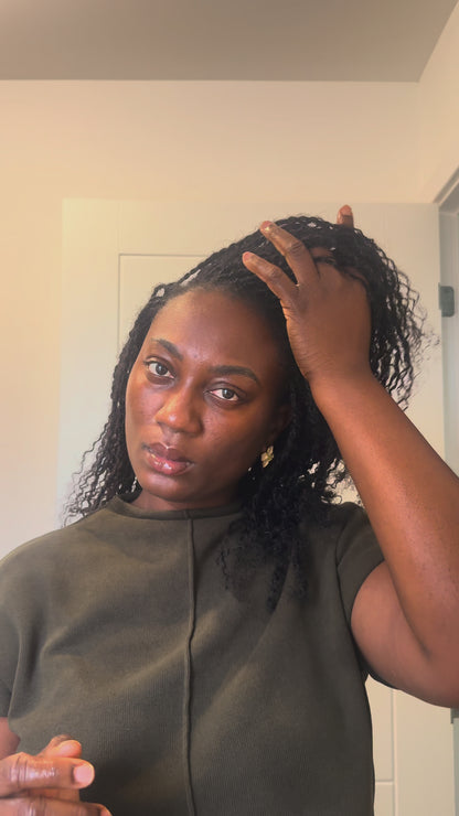 LADYB's Chocolate Brown(4) Afro Kinky Bulk Human Hair Braiding Extension