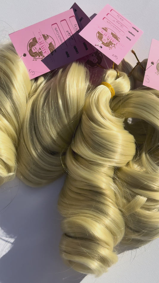 LADYB's Blonde #613 French Curls Braiding Hair Extension