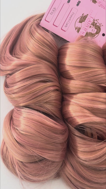 LADYB's Blush Pink French Curls Braiding Hair Extension